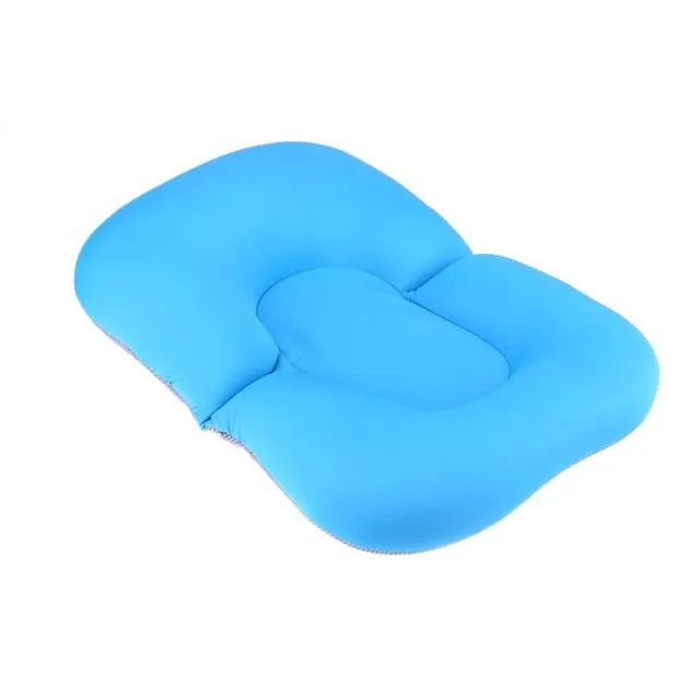 1set Non-Slip Babies Bathtub Mat Baby Shower Portable Air Cushion Bed Infant Bath Pad NewBorn Safety Security Bath Seat Support