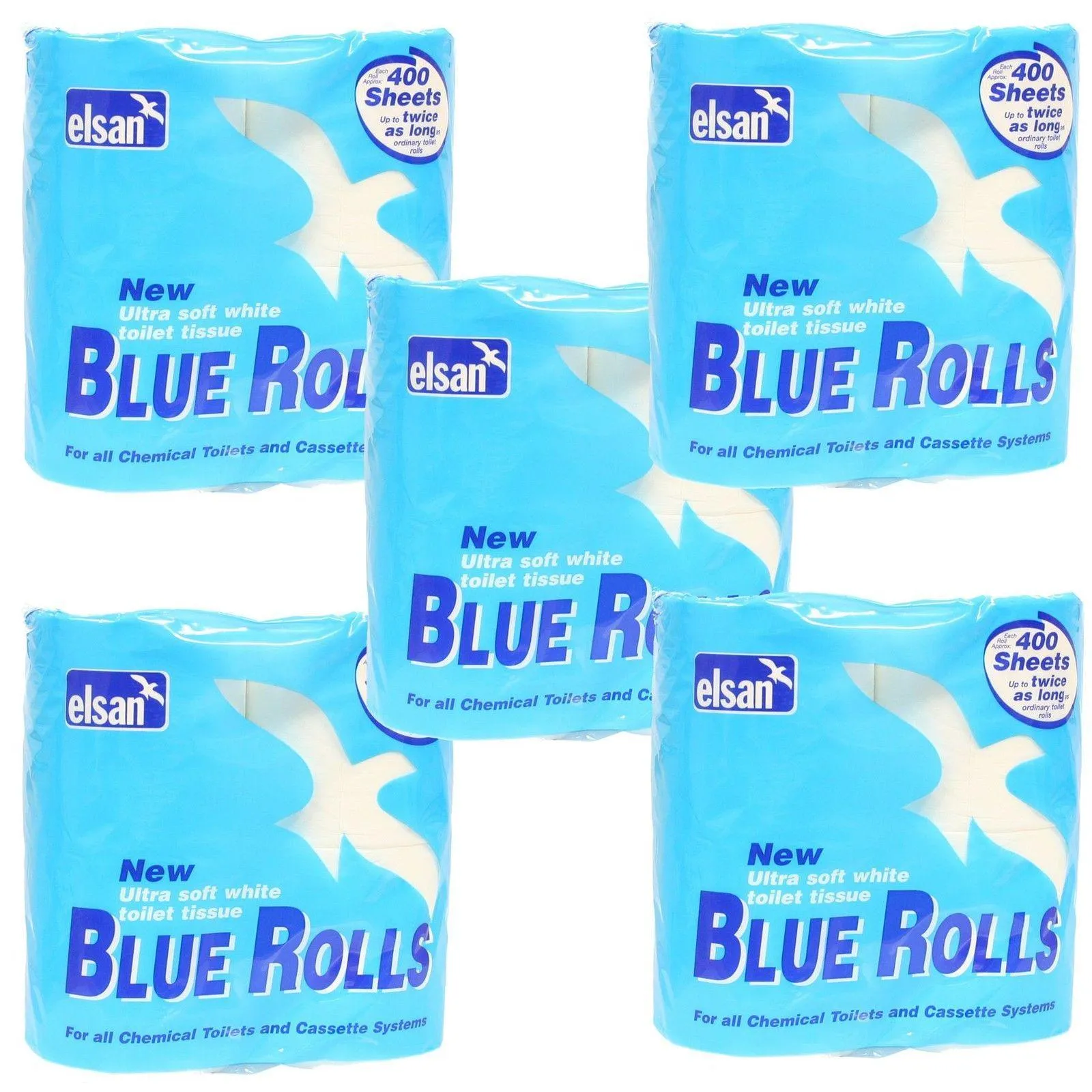 20x Elsan Blue Toilet Rolls 4 Pack