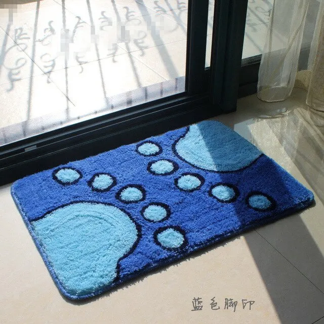 3D Large Foot Floor Bath Mat Toilet Carpets, Non-slip Bathroom Rugs Carpets, Bedroom Toilet Mats Rugs Carpets,alfombra tapete