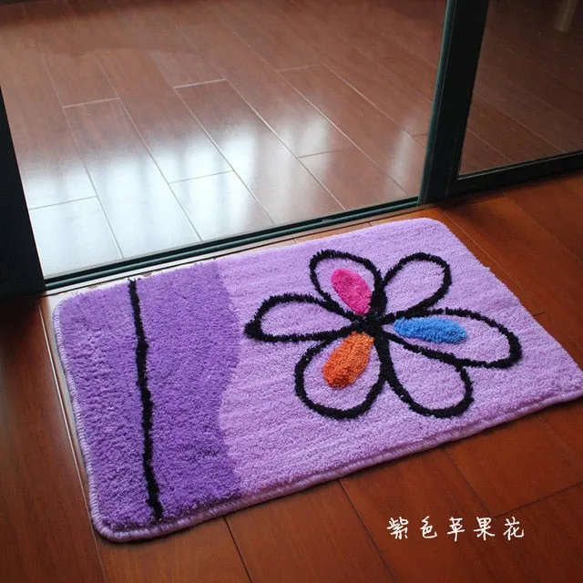 3D Large Foot Floor Bath Mat Toilet Carpets, Non-slip Bathroom Rugs Carpets, Bedroom Toilet Mats Rugs Carpets,alfombra tapete