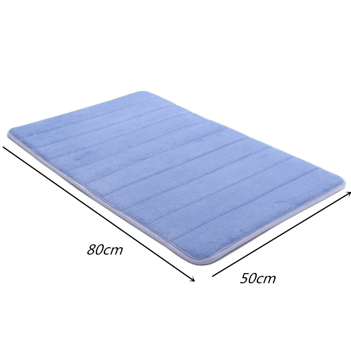 40 x 60cm/50 x 80cm Memory Foam Mat Absorbent Pad Non-slip Rugs Bathroom Shower Bath Mats Carpet Living Room