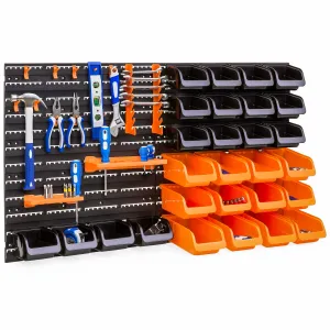 44-Piece Wall Mounted Garage Storage Organizer