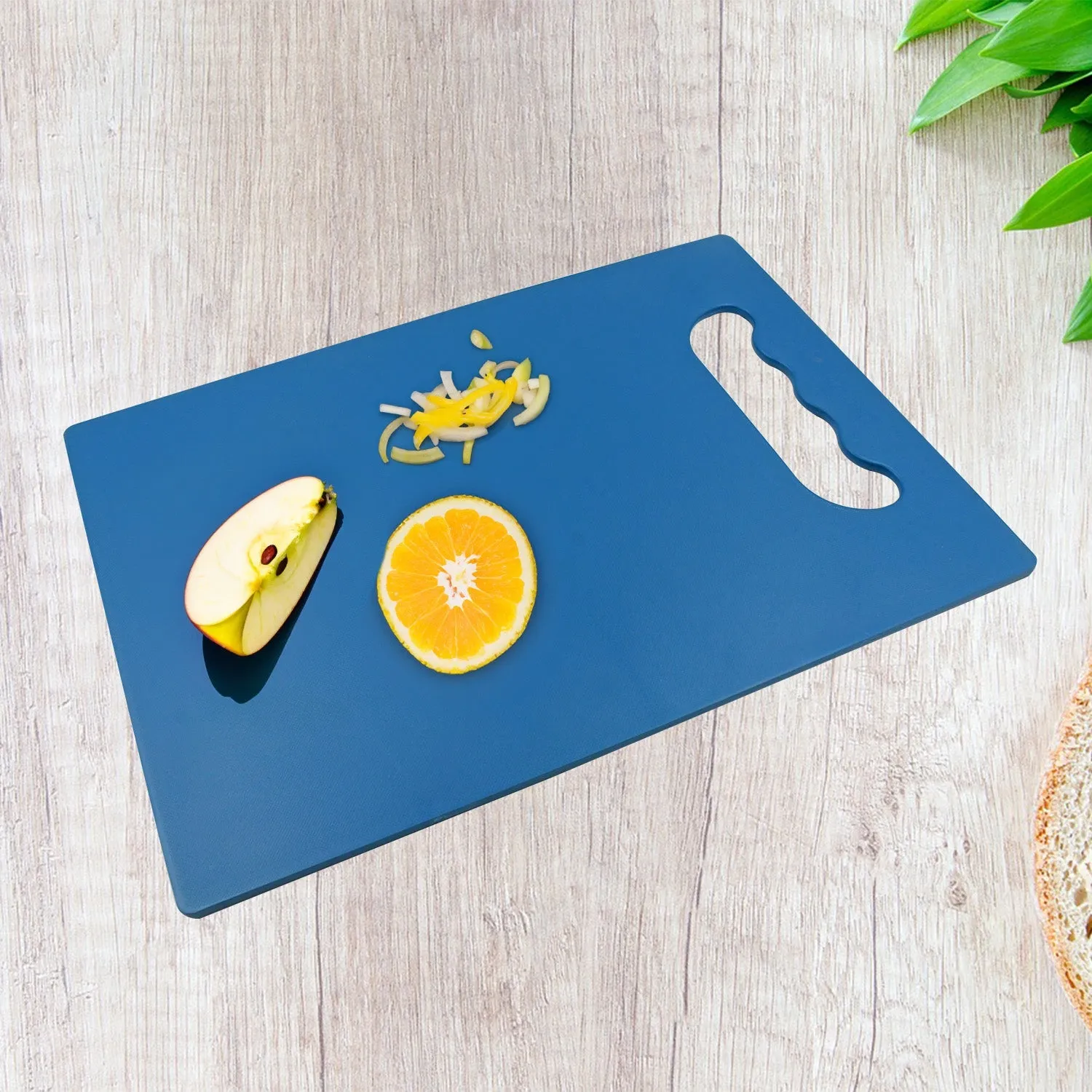 5823 Large Kitchen Plastic Chopping Board Household Cutting Board Knife Board Vegetable Cutting and Fruit Multi-purpose Plastic Sticky Board Cutting board (41x28Cm)