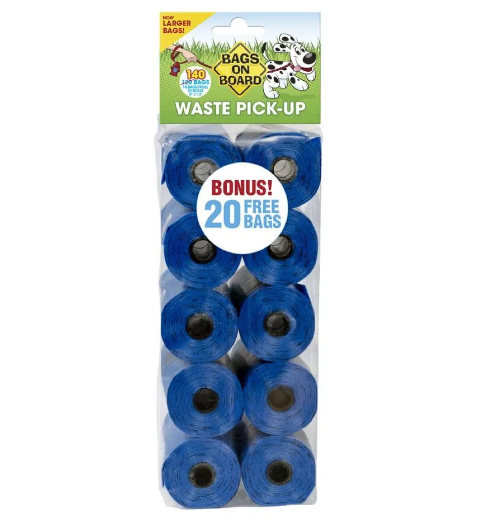 Bags On Board Blue Waste Bag Refill 60 bags