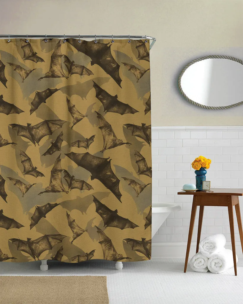 Bats Shower Curtain