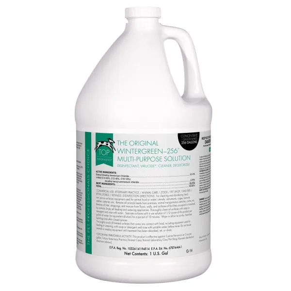 Boss Petedge Top Performance 256 Disinfectant Wintergreen Gal