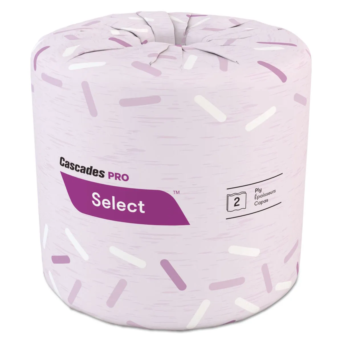 Cascades Pro Select® #B040 Standard 2-Ply Toilet Paper (4" x 3.19" | 500 Sheets | 132.81') - 96 Rolls