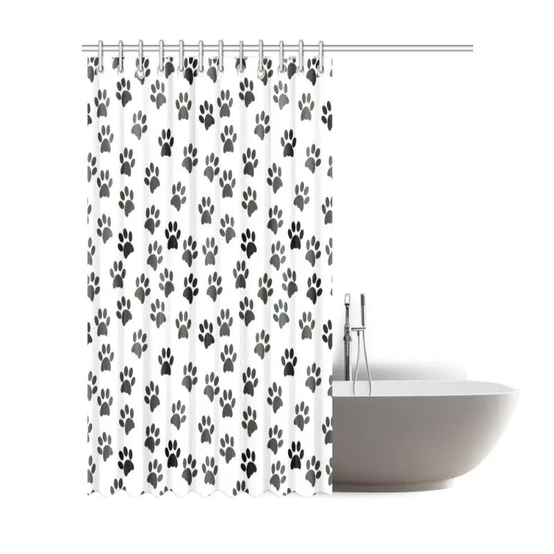 Cat Paw Shower Curtain