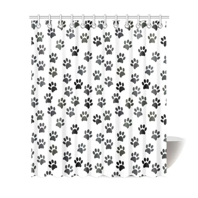 Cat Paw Shower Curtain