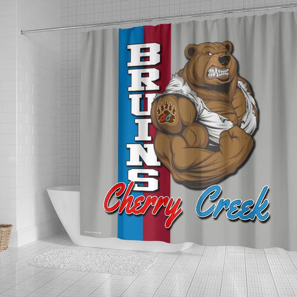 Cherry Creek, CO_Shower Curtain -01A_Grey