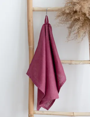 Cherry Linen Kitchen Towel