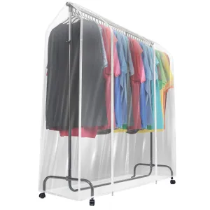 Clear Garment Rack Cover (6 Ft)