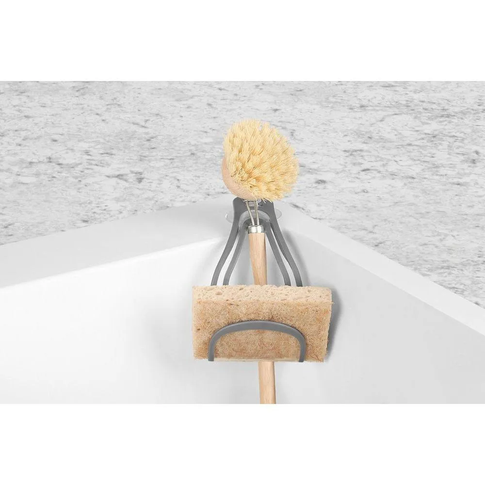 Cora Suction Sponge & Brush Holder