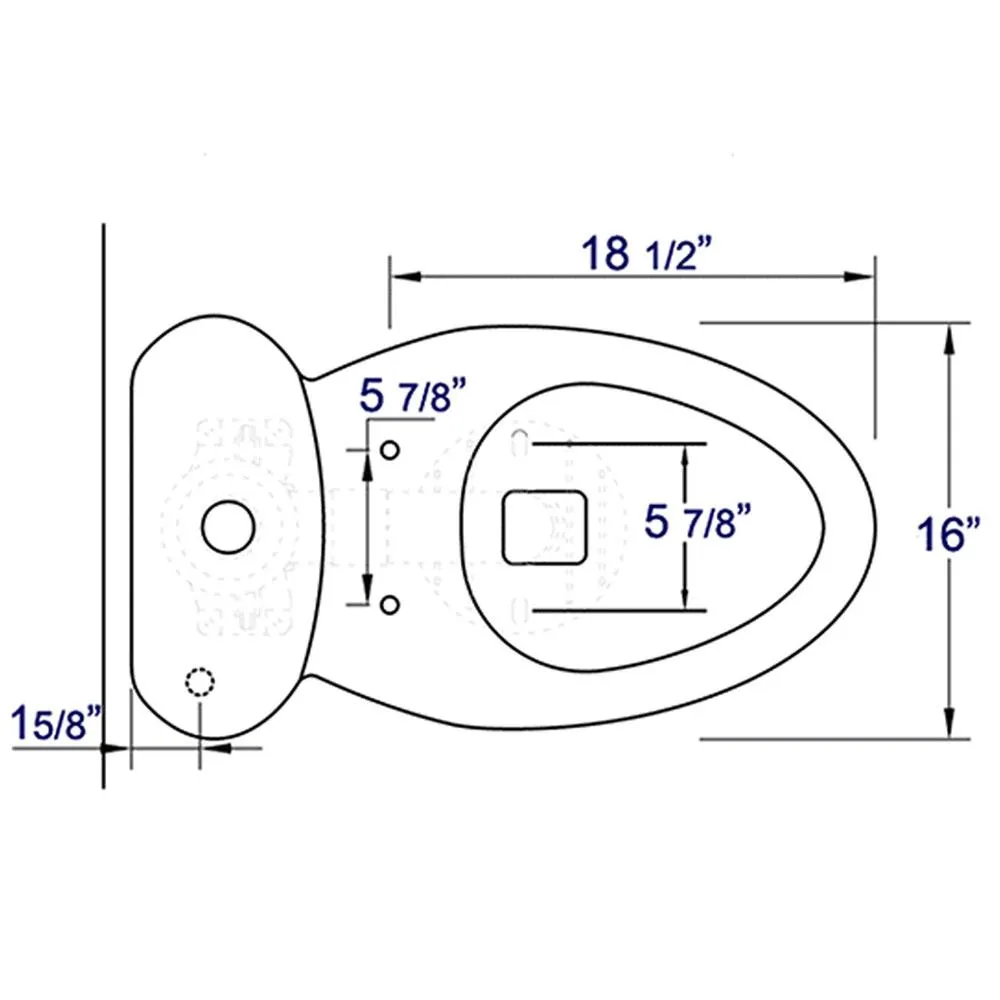 EAGO R-309SEAT Replacement Soft Closing Toilet Seat for TB309