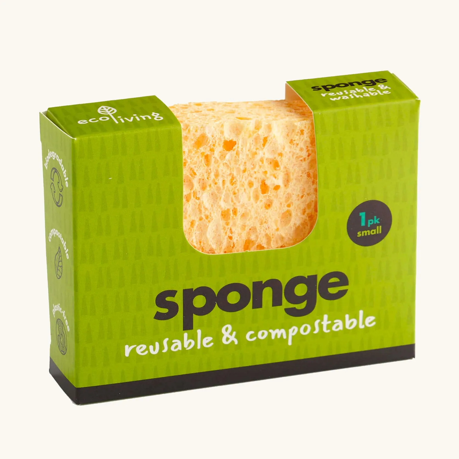 Ecoliving Compostable Wavy Sponge