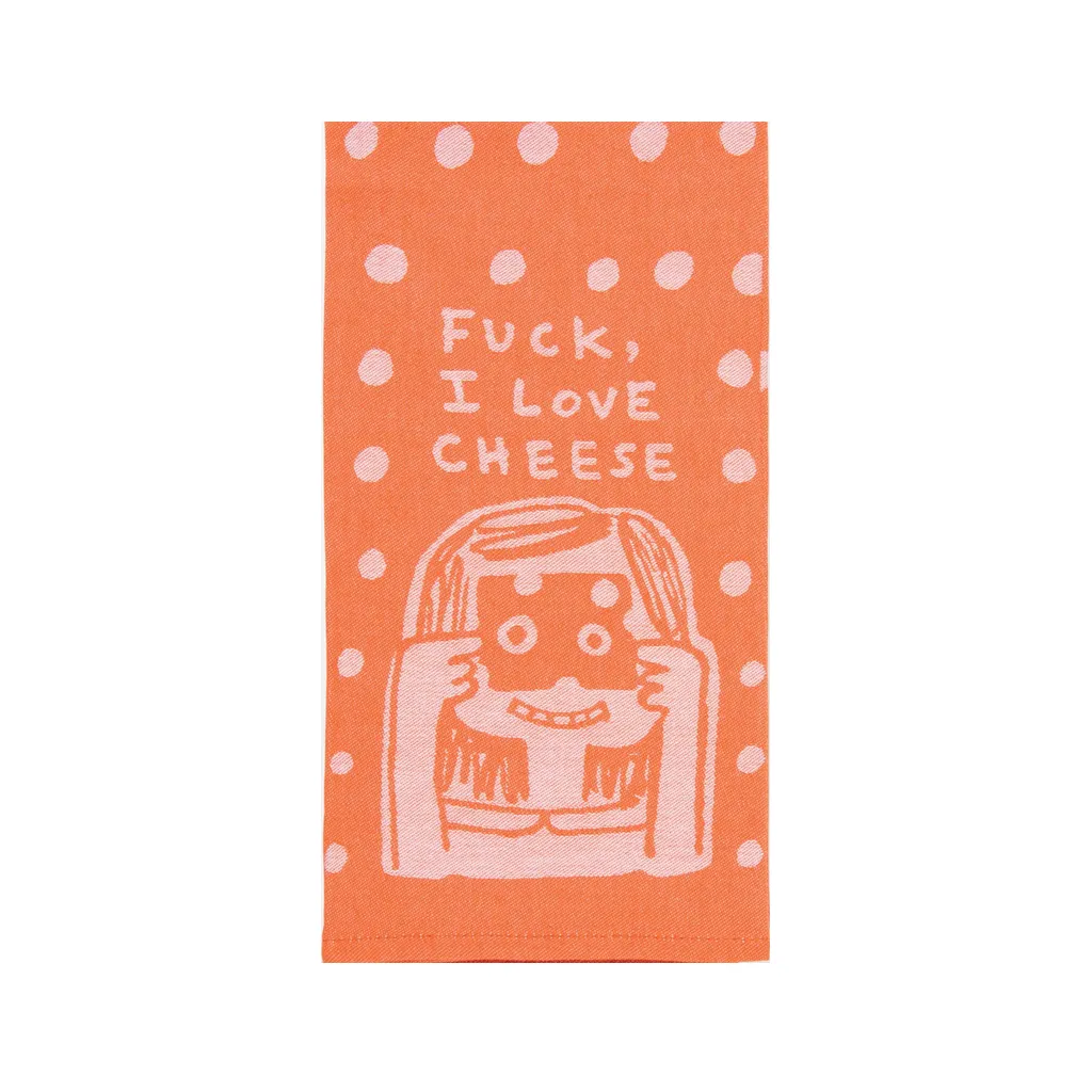 F*ck, I Love Cheese Woven Dish Towel