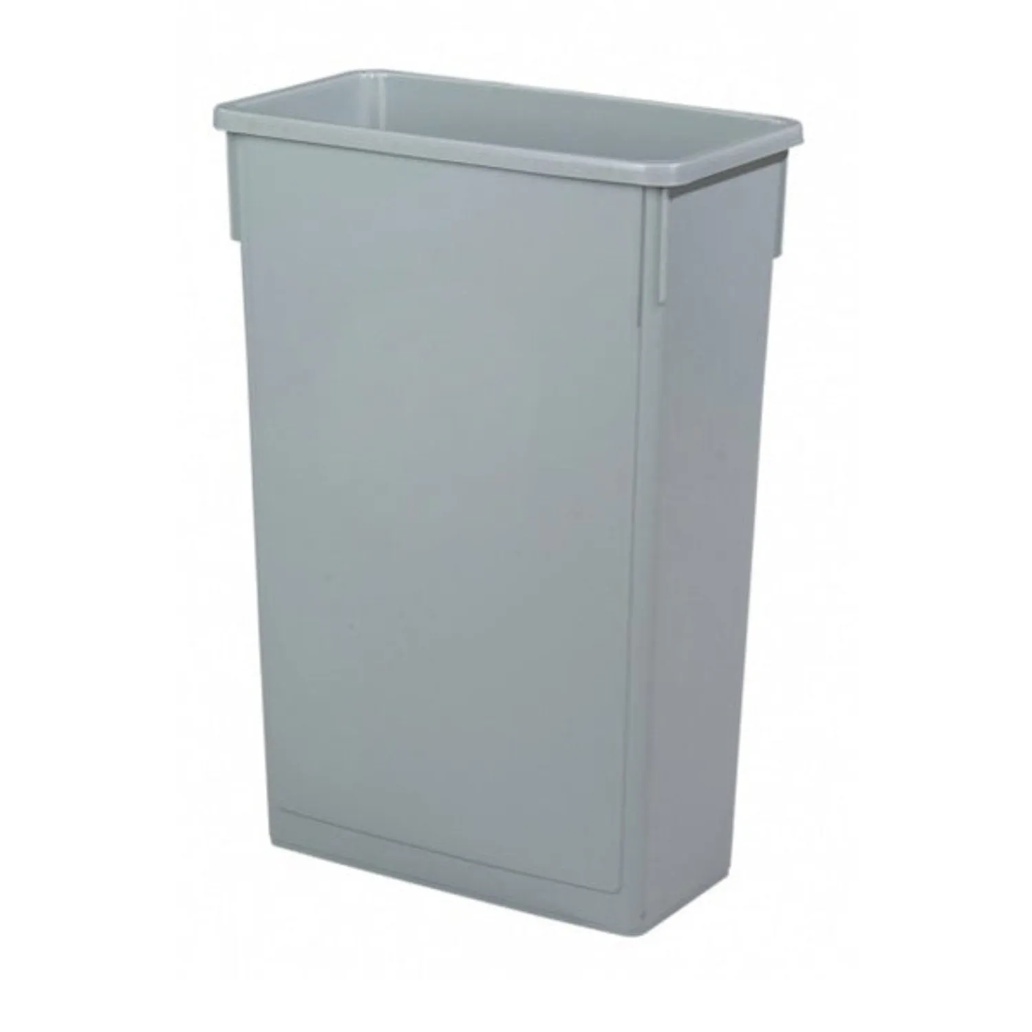 Grey Slim Recycling Bin - 87 Litre