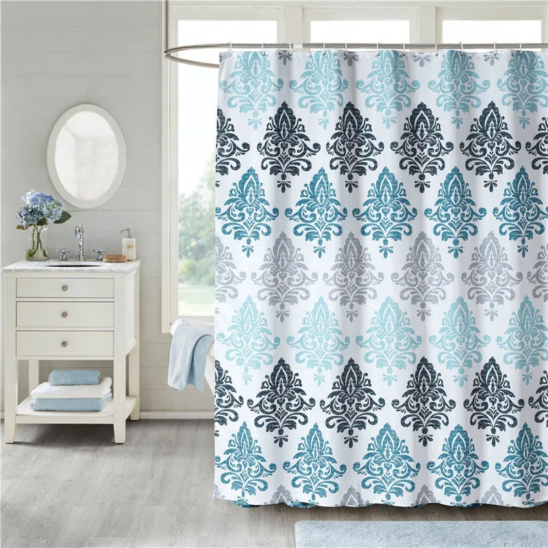 High-end Thickened Waterproof Bathroom Polyester Shower Curtain