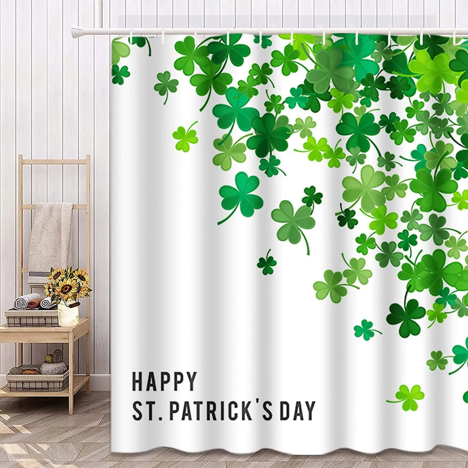 Holiday Series Digital Printing Waterproof Shower Curtain