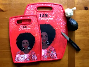 I Am Powerful Cutting Board (Set of 2)