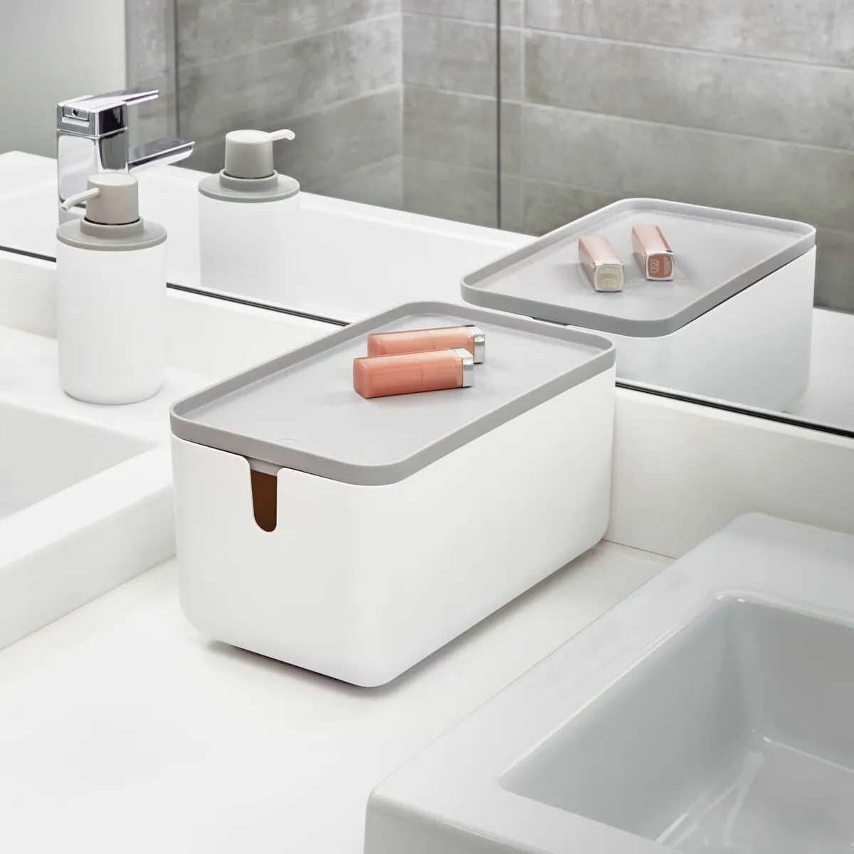 iDesign Cade Lidded Storage Bin