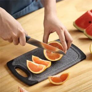 Imitation Marble Three-piece PP Hangable Plastic Vegetable Cutting Set Cutting Board Cutting Board