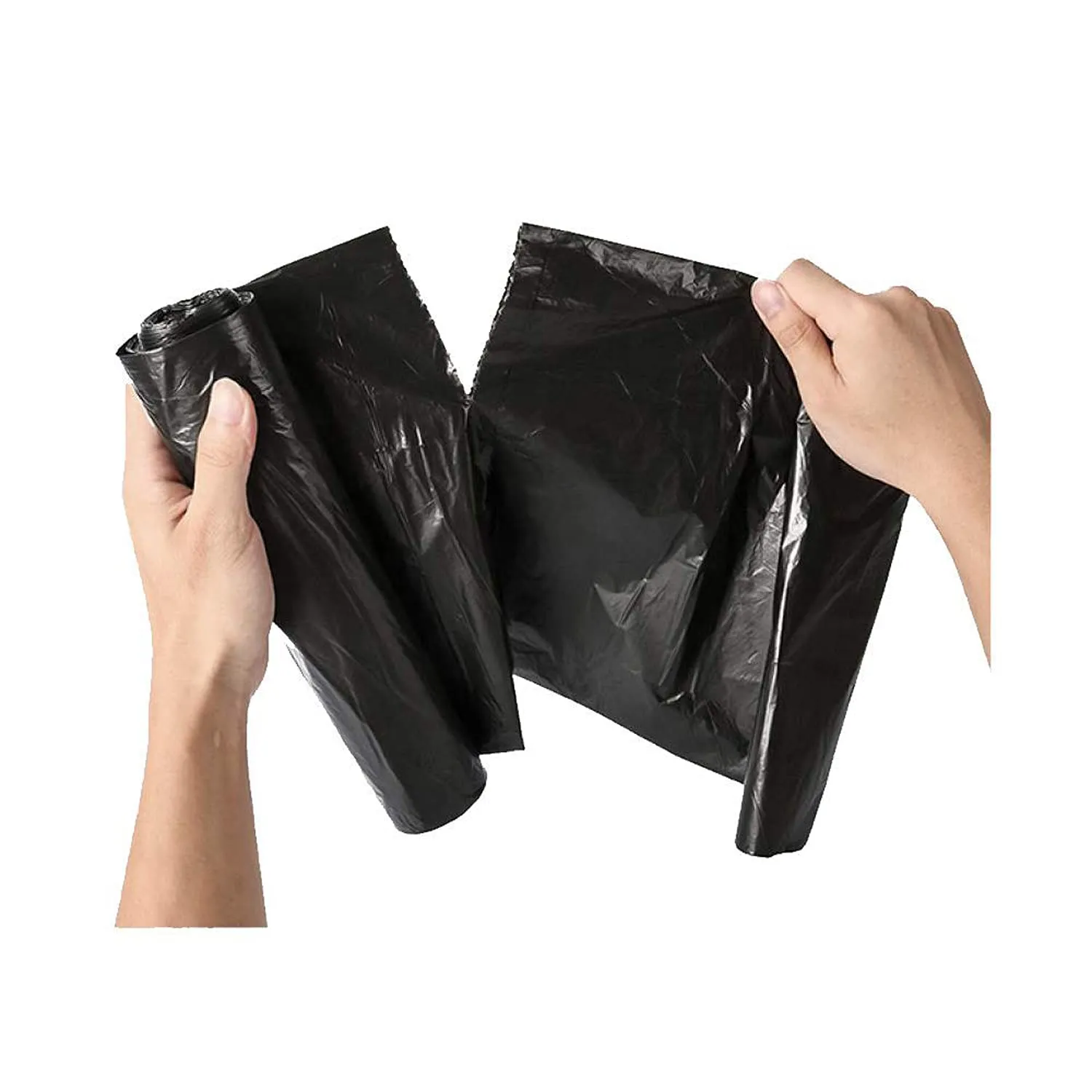 Kuber Industries (Small) Eco - Friendly Dustbin Bags - (240 Pcs) Leakproof | Odour Free | Strong Garbage Bags - For Trash And Waste - Dustbin Covers For Home And Office (19 x 17 Inches) (Black)