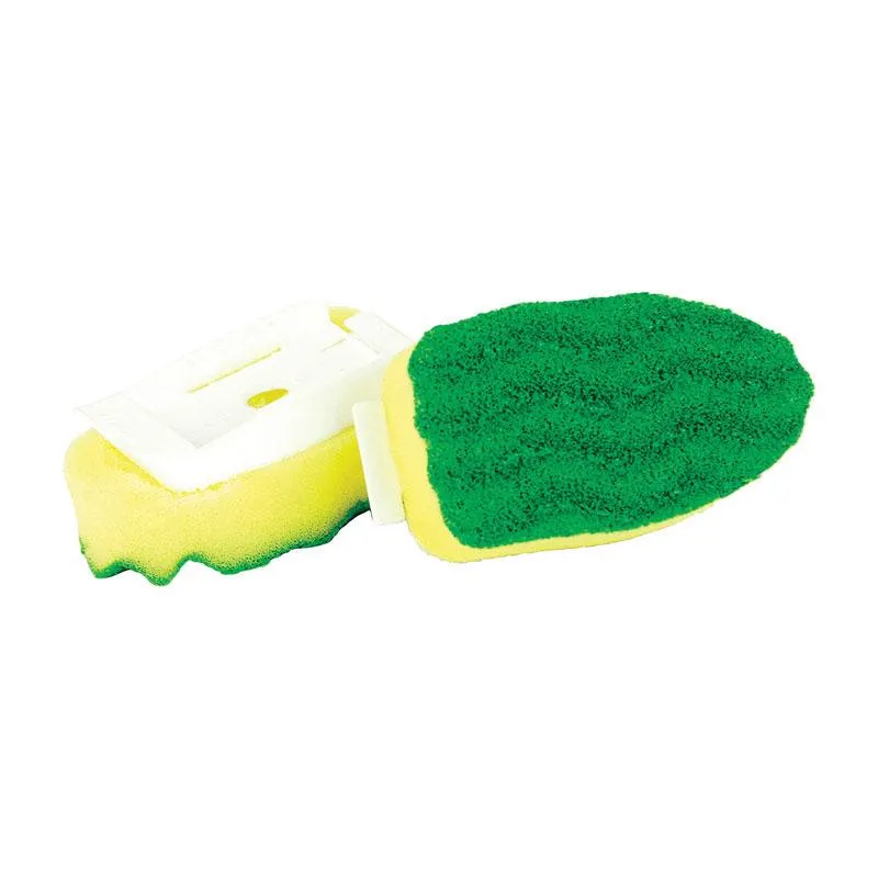 Libman 3.5 in. W Soft Bristle Polypropylene Handle Scrubbing Dish Wand Refills