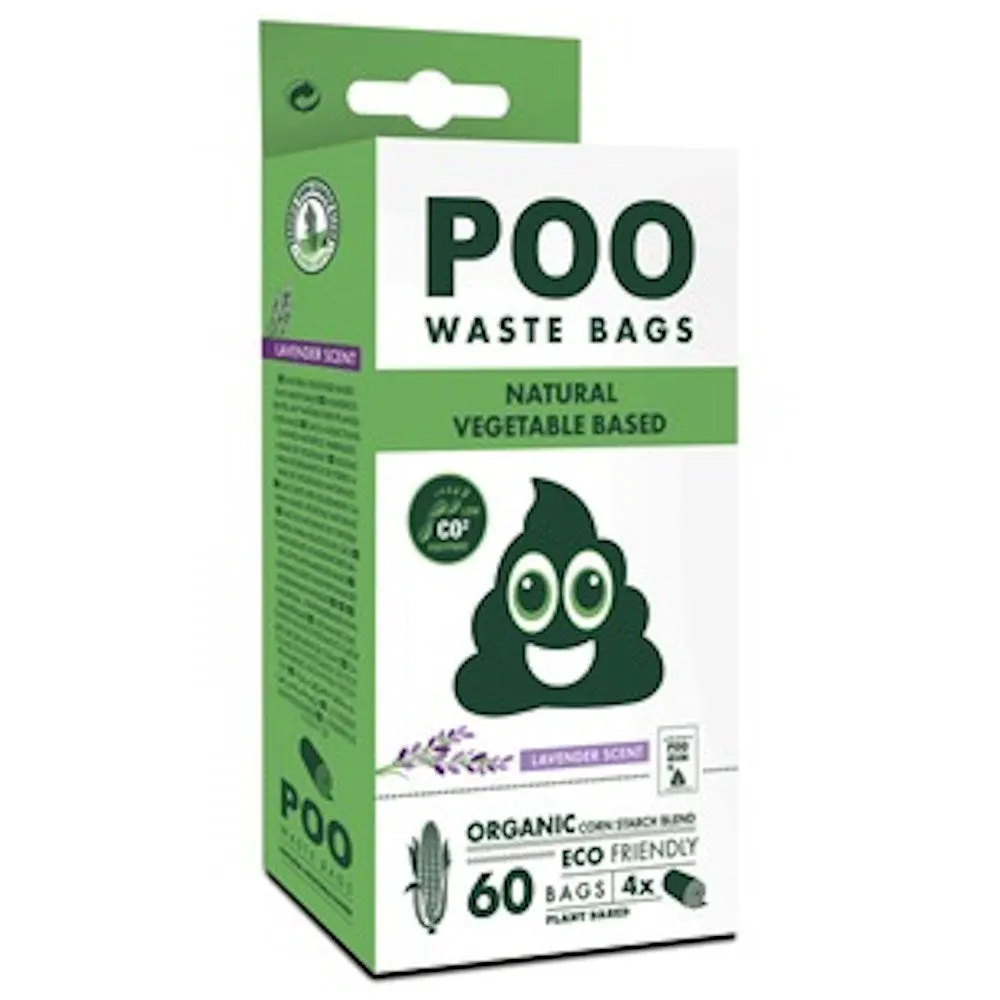 M-Pets Poo Lavender Dog Waste Bags 60pc