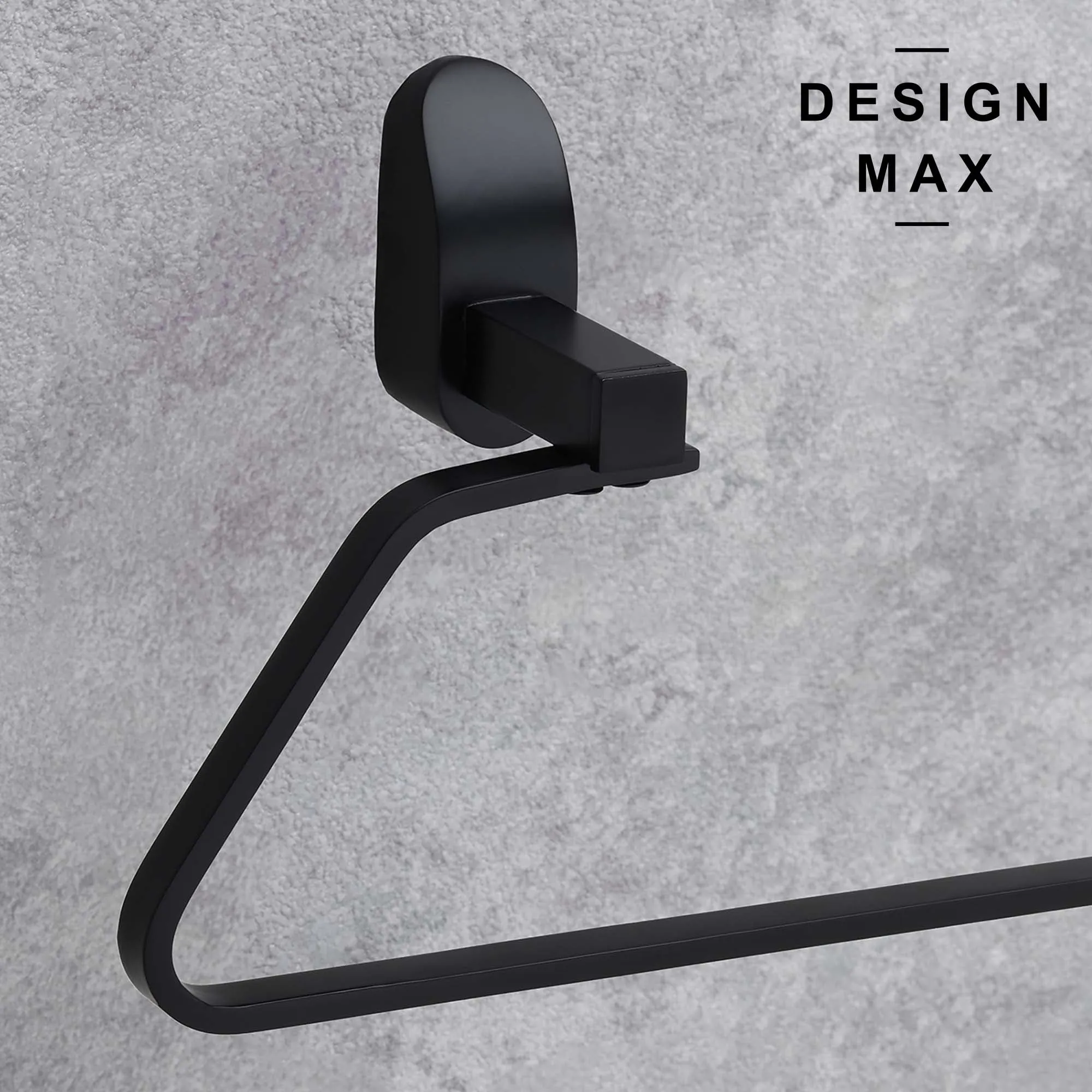 Matte Black Toilet Paper Holder