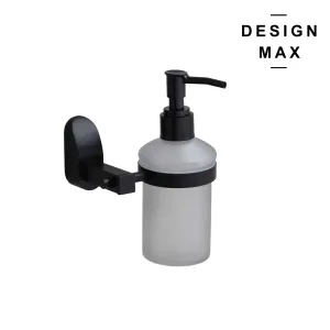 Matte Black Wall Mounted Soap Dispenser Holder