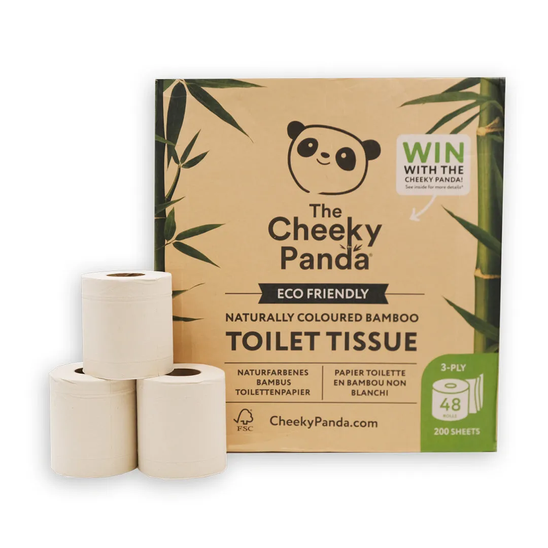 Natural Colour Bamboo Toilet Paper ("Unbleached")