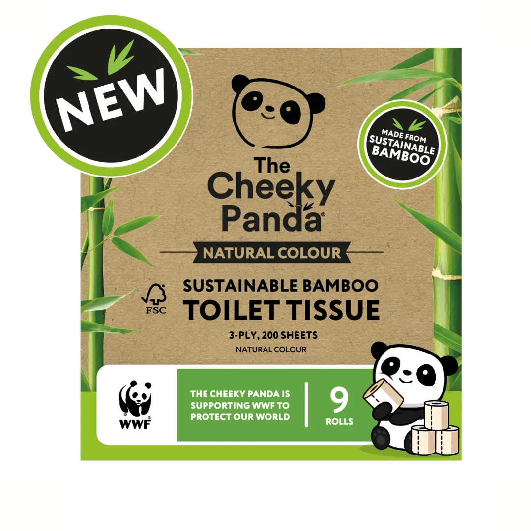 Natural Colour Bamboo Toilet Paper ("Unbleached")