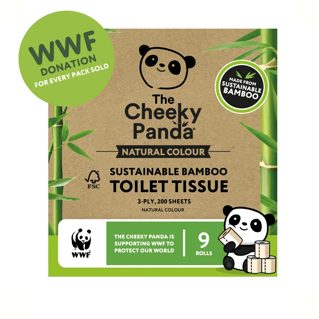 Natural Colour Bamboo Toilet Paper ("Unbleached")