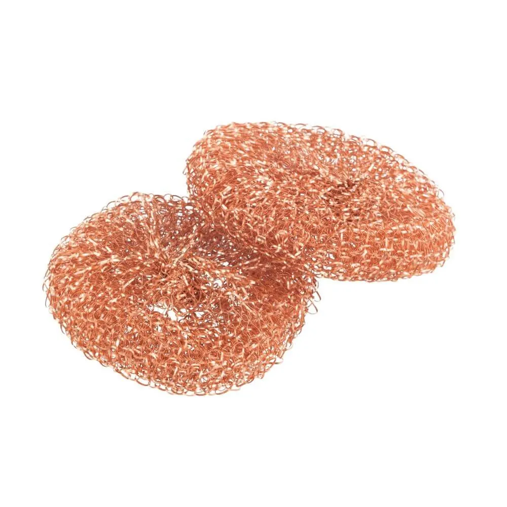 Non-Scratch Copper Scouring Pads 2 Pack