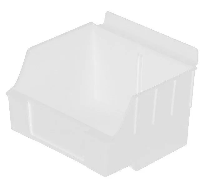 Plastic Slatwall Bins, Storbox "Standard" 4.62 x 5.5 x 3.37