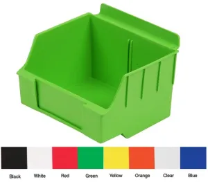 Plastic Slatwall Bins, Storbox "Standard" 4.62 x 5.5 x 3.37