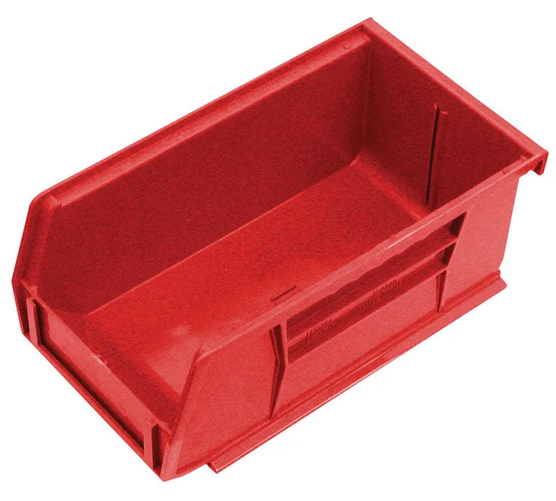 Quantum Storage 4-1/8 in. W X 3 in. H Tool Storage Bin Polypropylene Red