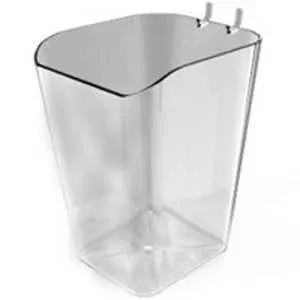 Southern Imperial Visi-Bin RPDMP-404560 Peg Cup, Hybrid Styrene, 4 in L, 4 in W, 6 in H :EA: QUANTITY: 5