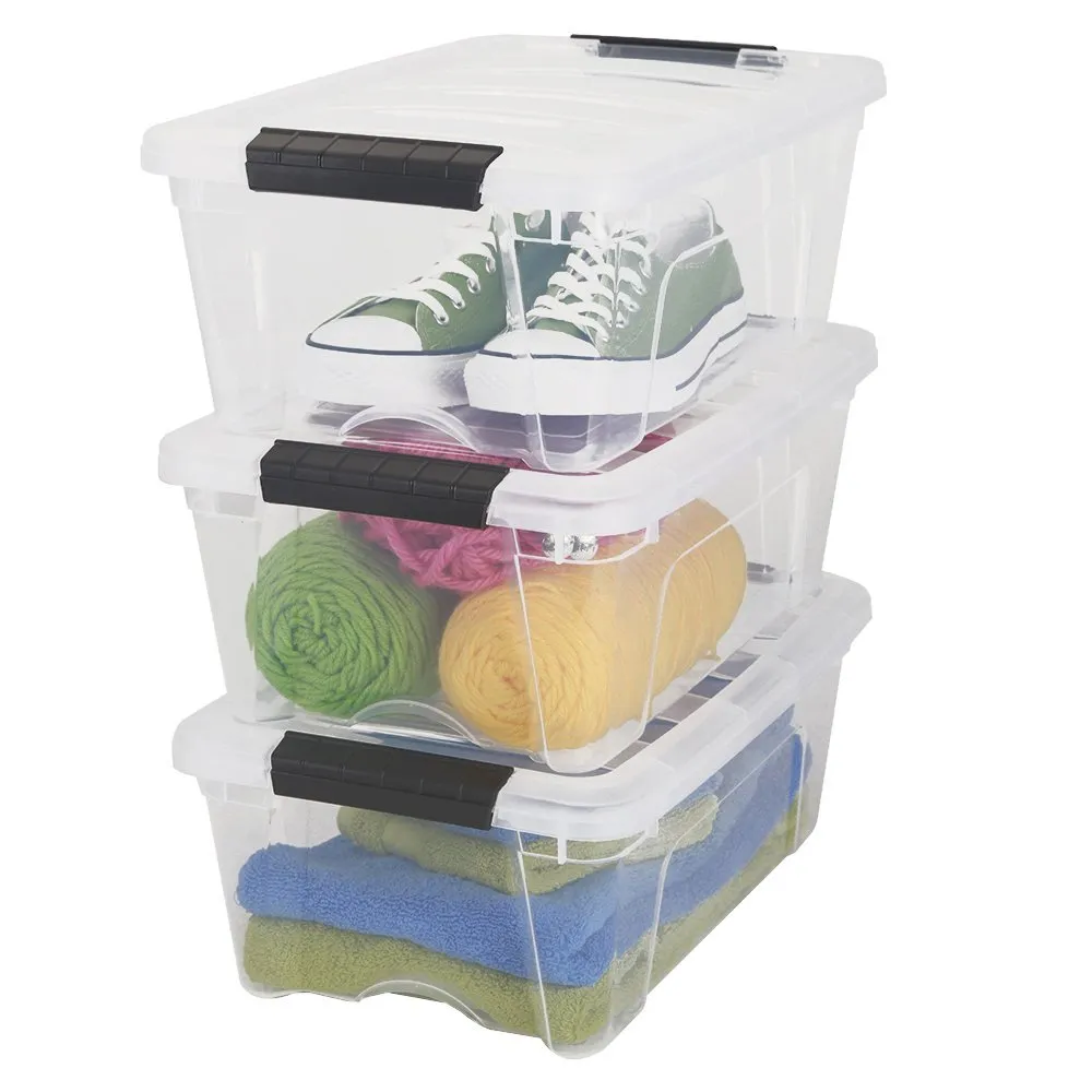 Stack & Pull™ Storage Box - 13 QT, Clear