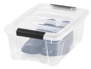 Stack & Pull™ Storage Box - 13 QT, Clear