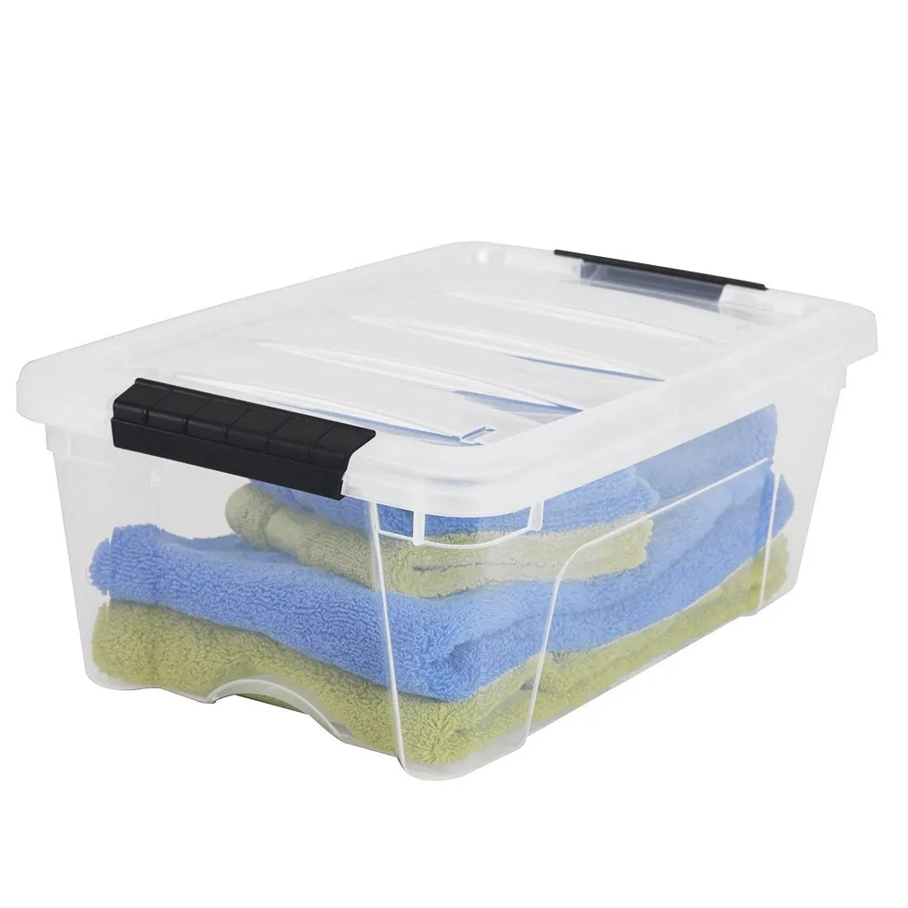 Stack & Pull™ Storage Box - 13 QT, Clear