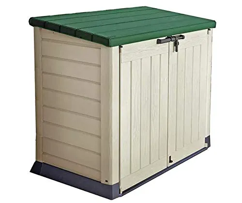 Storage Keter Store It Out Max 1200L Shed - Beige/Green (New)