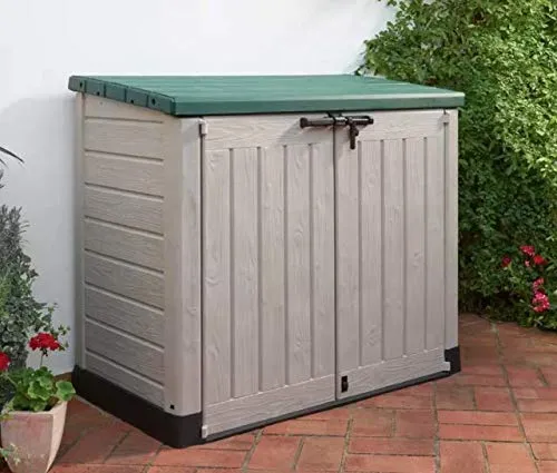 Storage Keter Store It Out Max 1200L Shed - Beige/Green (New)