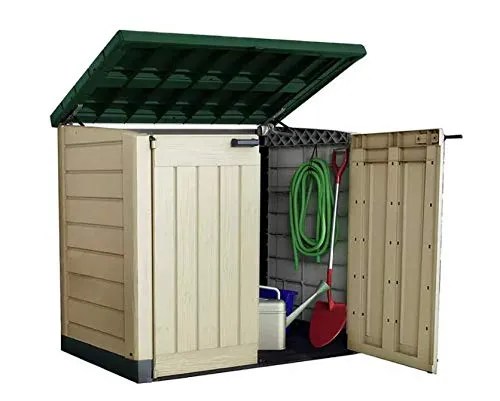 Storage Keter Store It Out Max 1200L Shed - Beige/Green (New)