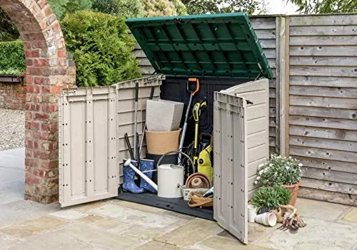 Storage Keter Store It Out Max 1200L Shed - Beige/Green