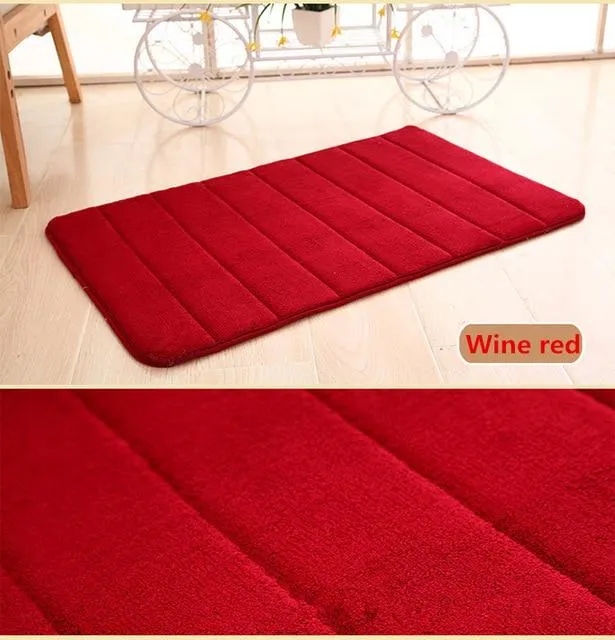 Super Cozy Non Slip Bathroom Rug Mat