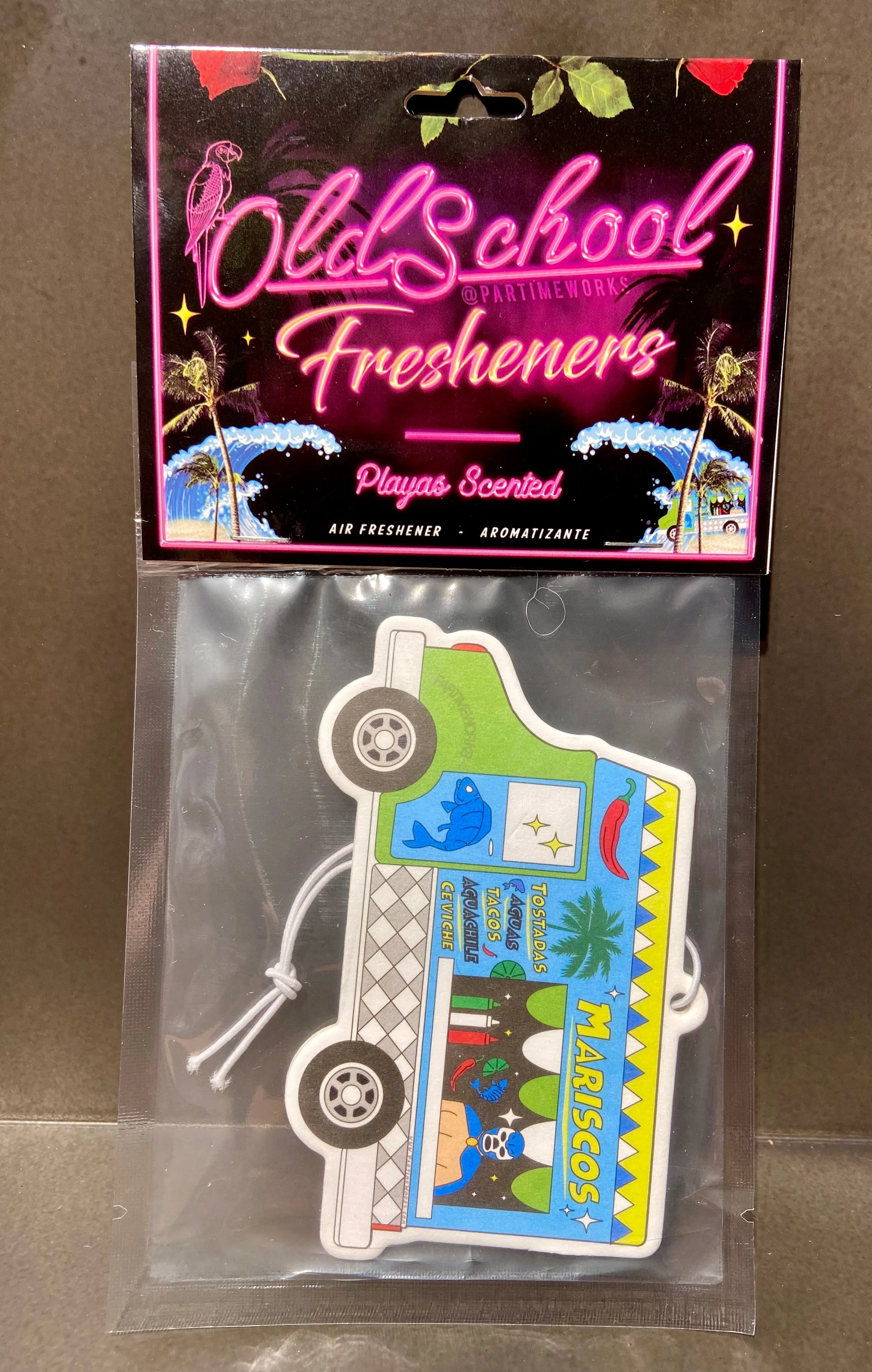 Taco Truck Car Air Freshener -- Beach Breeze