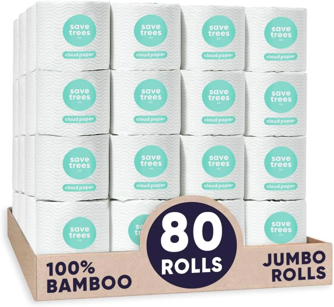 Toilet Paper, Environmentally-Friendly 3-ply, 300 Sheets Per Roll, PFAs Free, FSC Certified, Plastic & Chemical Free