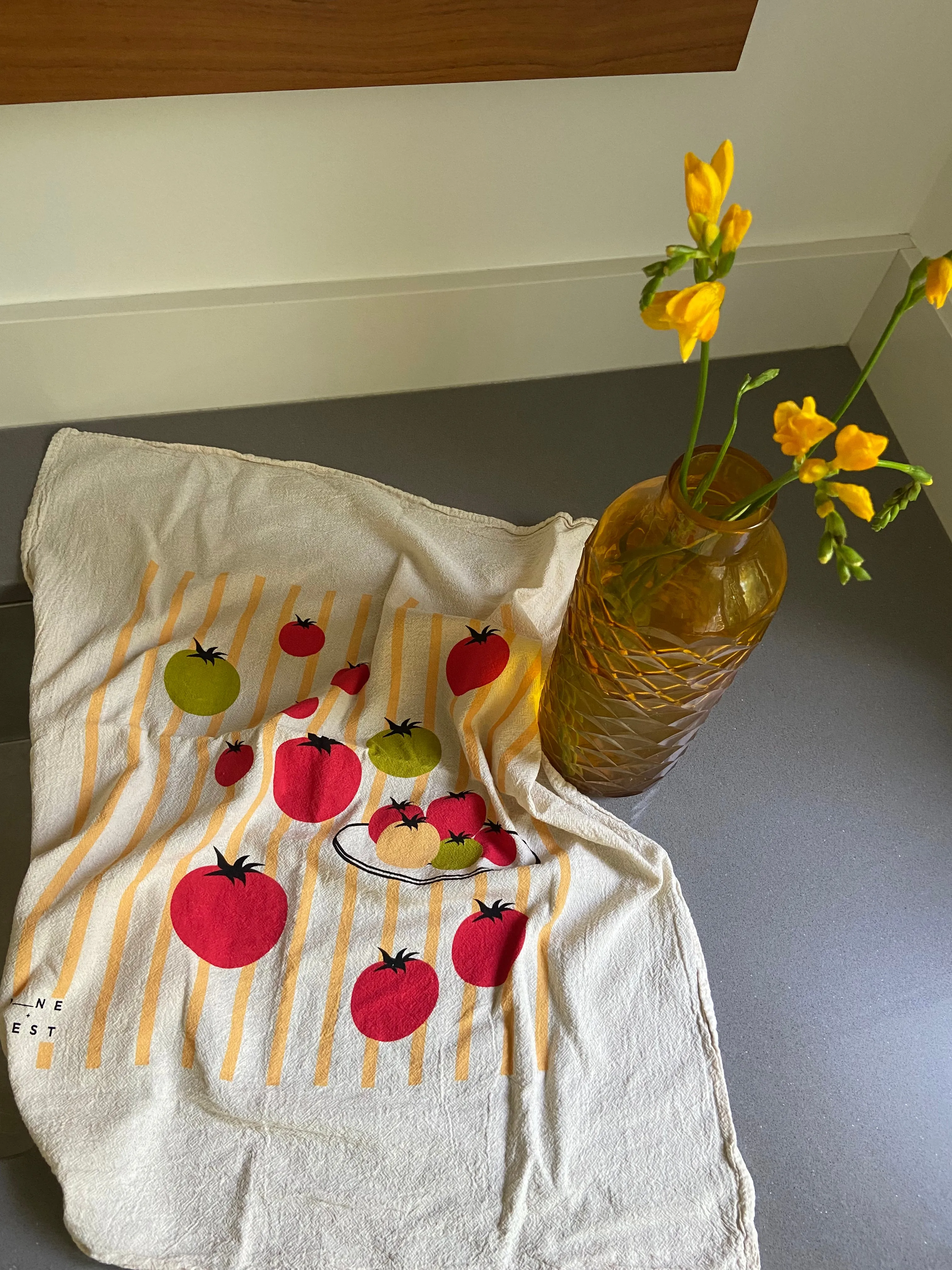 Tomatoes  Flour Sack Dish Towel